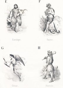 Aesculapius, Fauna, Génie, Hercule