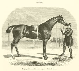 Eclipse, célèbre cheval de course anglais - French School