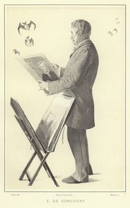 Edmond de Goncourt, écrivain et critique français - French School