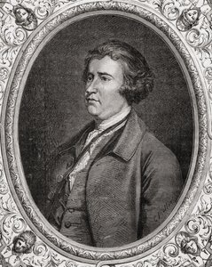 Edmund Burke, de Histoire de la Révolution Française par Louis Blanc (1811-82) - French School