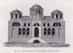 Église Theotokos, à Constantinople; d