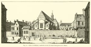 Église des Minimes, construite en 1610; fac-similé d