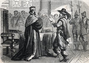 Huitième guerre de religion, Journée des barricades - (gravure) 1864 - French School