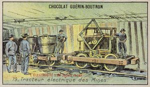 Tracteur de mine électrique