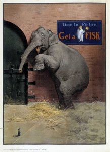 Éléphant effrayé par une souris - dans « Théâtre Magazine », sep 1925
