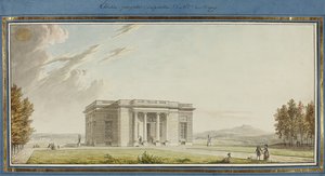 Élévation perspective du pavillon de Mme. Du Barry