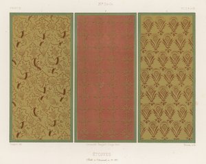 Tissus brodés de la France du 15e siècle