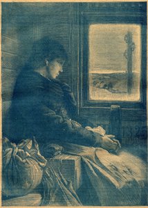 Émigration en train. Gravure dans « La Terre Illustrée » n°103 du 20 octobre