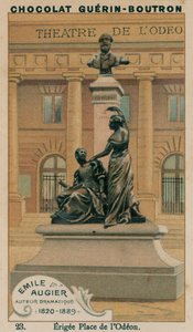 Émile Augier, Auteur Dramatique, 1820-1889, Érigée Place de l