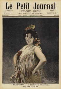 Emma Calvé dans Sappho à l