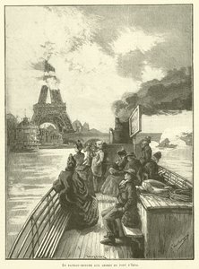 En bateau-mouche aux abords du pont d