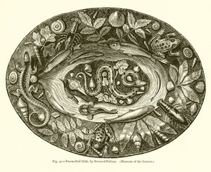 Plat émaillé