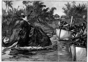 Gravure dans "Le Monde Illustré", 3 avril 1886 - French School