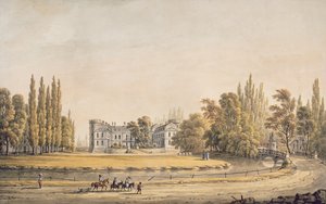 Entrée du parc et du château d