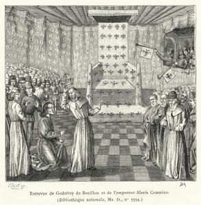 Entrevue de Godefroy de Bouillon et de l