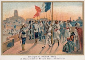 Entrée du lieutenant-colonel Bonnier à Tombouctou