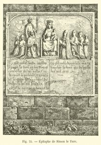 Épitaphe de Simon le Turc - French School