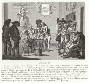 Égalité, Révolution française, 1793 - French School