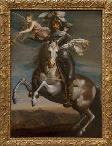 Portrait équestre de Louis XIII - French School