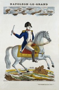 Portrait équestre de Napoléon Ier Bonaparte (1769-1821) - French School