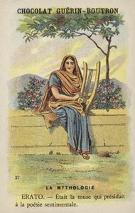 Érato, la muse de la poésie lyrique - French School