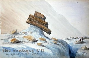 Bloc erratique n°12 au glacier de l