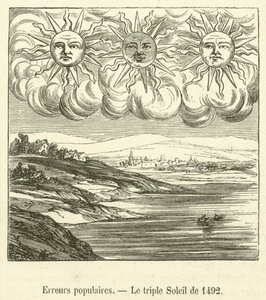 Erreurs populaires, Le triple Soleil de 1492 - French School