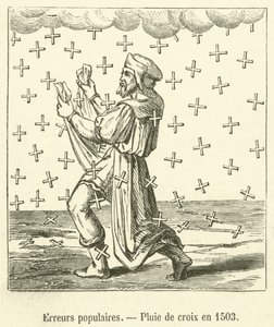 Erreurs populaires, Pluie de croix en 1503 - French School