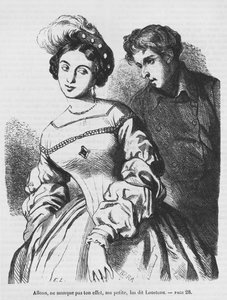 Étienne Lousteau parlant à une actrice, illustration de 