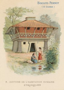 Maison étrusque - French School