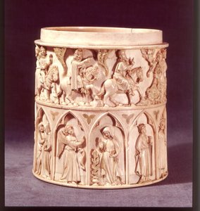 Pot eucharistique représentant les Mages et l