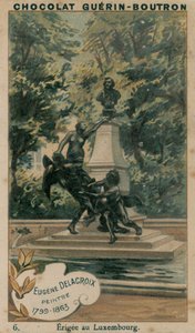 Eugène Delacroix, Peintre, 1799-1863, Érigée au Luxembourg - French School