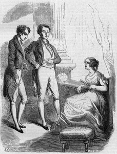 Eugène de Rastignac présenté à Madame de Nucingen par le marquis d