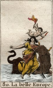Europe enlevée par Zeus sous la forme d