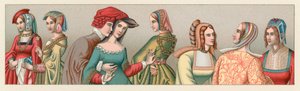 Costume européen des XVe-XVIe siècles - French School