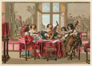 Costume européen du XVIIe siècle - French School