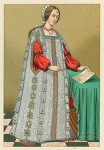 Costume européen du XVIe siècle