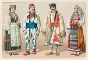 Costume de la Turquie européenne - French School