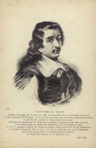 Eustache Le Sueur, peintre français (lithographie) - French School