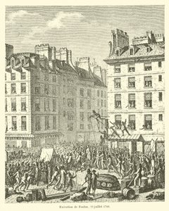 Exécution de Foulon, 22 juillet 1789 - French School