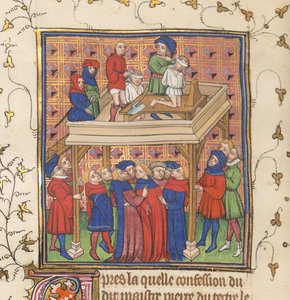 Exécution de Chroniques de France ou de St. Denis - French School