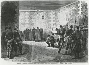 Exécution de Georges Darboy, 24 mars 1871 (gravure)