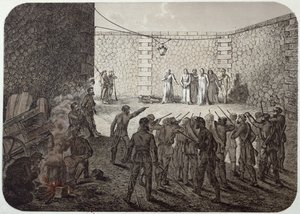 Exécution des otages pendant la Commune, 1871 - French School