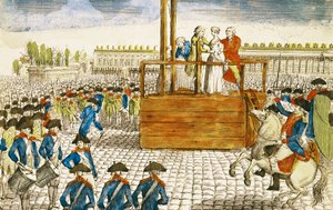 Exécution de Marie-Antoinette sur la Place de la Révolution, 16 octobre 1793