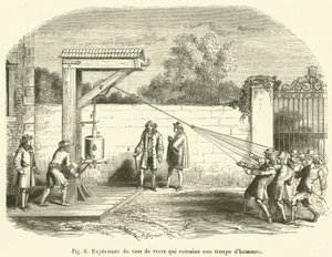 Expérience du vase de verre qui entraîne une troupe d