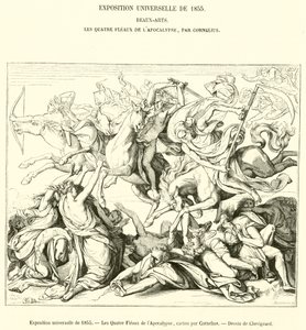 Exposition universelle de 1855, Les Quatre Fléaux de l