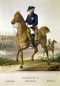 FRÉDÉRIC II "LE GRAND": Roi de Prusse (1712-1786) - French School