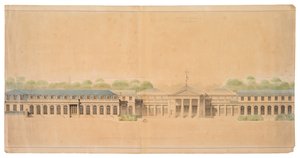 Façade du Château de Neuilly