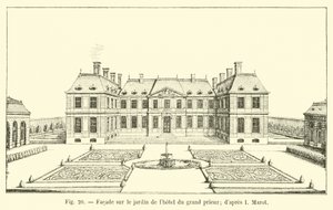 Façade sur le jardin de l