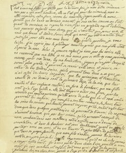 Fac-similé du testament de Marie-Antoinette - French School
